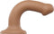 Strap-On-Me - Semi-Realistische Dual Density Buigzame Dildo Caramel M