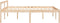 vidaXL - Seniorenbed - massief - grenenhout - wit - 120x190 - cm