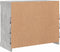 vidaXL - Dressoir - met - LED-verlichting - 81x37x67 - cm - betongrijs