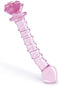 Zwarte Dildo Dream Toys Glaze Glass Roze