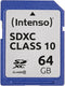 Intenso SDXC 64GB Class 10 - Geheugenkaart - Max. leessnelheid 40 MB/s - Max. schrijfsnelheid 40 MB/s