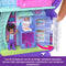 Polly Pocket JCR38 - Compacte Speelset - Slaapfeestje met 2 Puppy's
