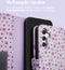 iMoshion Hoesje Geschikt voor Samsung Galaxy A54 (5G) Hoesje Met Pasjeshouder - iMoshion Design Bookcase smartphone - Meerkleurig / Purple Flowers