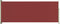 vidaXL - Windscherm - uittrekbaar - 117x300 - cm - rood