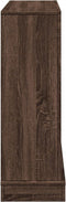 vidaXL - Haardombouw - 100x30x87,5 - cm - bewerkt - hout - bruin - eikenkleurig