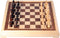 Engelhart 150230 - Schaakset 40x40 cm - Luxe Houten Schaakbord Esdoorn & Walnoot - Koning 77 mm - Opbergsysteem - Colourbox