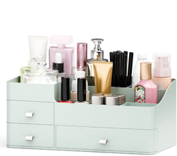 Organess Make-up Organizer (2024) - Opbergdoos - 3 Lades & 2 Vakken - Groen