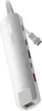 Linq 6in1 Pro - USB-C Multiport Hub - 4K HDMI 140W PD Ethernet 2.5Gbps - Off-white/Space-grey
