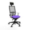 Bureaustoel met hoofdsteun Piqueras y Crespo 4B066G1 Lila
