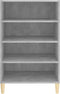 vidaXL - Dressoir - 57x35x90 - cm - bewerkt - hout - betongrijs