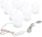 vidaXL - Wandspiegel - met - LED-lampen - rond - glas