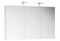 Allibert LED Spiegelkast 120x70x15 cm - G9 LED-spot - Wit