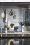 Mica Decorations Leandro Bijzettafel - Set van 2 - H45 x Ø45 cm - Zwart (2 stuks)
