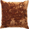 Dutch Decor AMBER - Kussenhoes 45x45 cm - Brown Patina - bruin - met rits - zonder binnenkussen