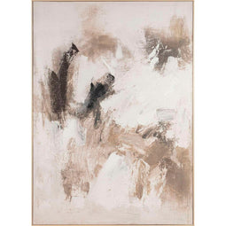 Schilderij Home ESPRIT Wit Beige Abstract Stads 130 x 5 x 180 cm