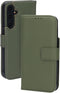 Mobiparts Galaxy A55 - 2 in 1 Wallet Case - Echt leer met uitneembare backcover - Groen