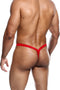 MOB EROTICWEAR - THONG AND RED BUNS S
