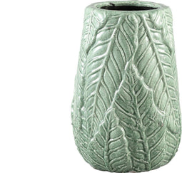 PTMD Lerra Ronde Bloempot - H27,5 x Ø19 cm - Keramiek - Blauw