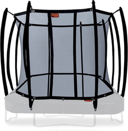 Avyna Veiligheidsnet gebogen palen tbv trampoline set 352 - L520 x B305 cm - Grijs