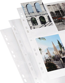 Hama Foto-hoesjes, DIN A4, voor 8 foto’s van 10x15 cm, wit, 10 stuks