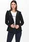 ONLY ONLSEDONA LIGHT SHORT JACKET OTW NOOS - Korte jas met capuchon - Effen kleur - M (38)
