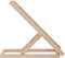 vidaXL Hondenloopplank - 70x35 cm - massief vurenhout - anti-slip - grijs