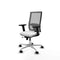 Piqueras y Crespo 2D086N0 - Bureaustoel - Verstelbare hoogte met armleuning - Wit