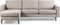 Furntastik Galatone 3 zits bank CL L+R, stof Chloe, beige