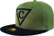Capiche® Snapback Pet Heren – Mighty Eagle – Groen & Zwart – Verstelbaar met Druksluiting – Sportcap – Baseball Cap – Capiche Caps