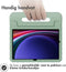 imoshion Kidsproof Backcover - Geschikt voor Samsung Galaxy Tab S9/S10 FE/S10 Lite - Schokabsorberend met handvat - Olijf groen