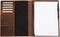Pride and Soul schrijfmap - WINSTON - leer - bruin - A4 - JU-30122