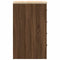 vidaXL - Garagekast - 30x51x85 - cm - massief - grenenhout - bruin - eikenkleurig
