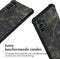 iMoshion Hoesje Geschikt voor Samsung Galaxy A13 (4G) Hoesje Met Koord - iMoshion Design Hoesje met Koord - Zwart / Black Marble