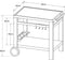 MEDIA M dressoir voor plancha