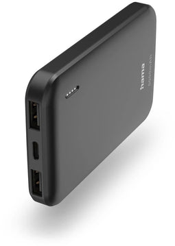 Hama Power Pack Pocket 5 - Externe Accu 5000mAh - Snelladen - Anthrazit