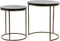 Light & Living - Bijzettafel SOBRINA - Ø50x52cm - Zwart - Set van 2