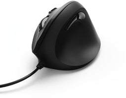 Hama EMC-500 - Ergonomische muis - Verticaal - 1800 dpi - Draad