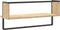 vidaXL - Wandschap - met - stang - 65x25x30 - cm - sonoma - eikenkleurig