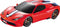 Ferrari 458 Italia Speciale - RC - Raceauto - 1:24 - Rood