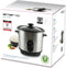 Emerio RCE-110118.5 - Rijstkoker 1,5 liter - Warmhoudfunctie en Automatische uitschakeling - Zwart