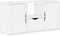 vidaXL - Tv-meubel - met - lade - ODDA - 79x24x40 - cm - massief - grenenhout - wit