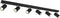 Globo Robby - opbouwspot - 6 lichtpunten - zwart chroom