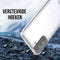 Podec Samsung Galaxy S21 - Doorzichtig Hoesje - Anti-Shock Case met Screenprotector
