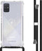 iMoshion Hoesje Geschikt voor Samsung Galaxy A71 Hoesje Met Koord - iMoshion Design Hoesje met Koord - Wit / Transparant / Dandelion