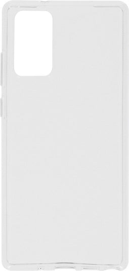 Hoesje Siliconen Geschikt voor Samsung Galaxy Note 20 - Softcase Backcover smartphone - Transparant