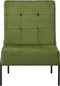 vidaXL - Relaxstoel - 65x79x87 - cm - fluweel - lichtgroen