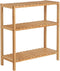 Songmics Badkamerrek Bamboe - Opbergrekje 3 Lagen 59x66x26 cm - Bruin