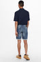 ONLY & SONS ONSPLY JOG BLUE SHORTS PK 8584 DNM NOOS Heren Broek - Maat M