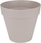 Elho Loft Urban Rond 50 - Bloempot voor Buiten - Ø 48.5 x H 44.5 cm - Warm grijs