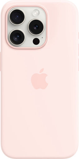 Apple MT1F3ZM/A - iPhone 15 Pro - Soft case - Krasbestendig - Roze